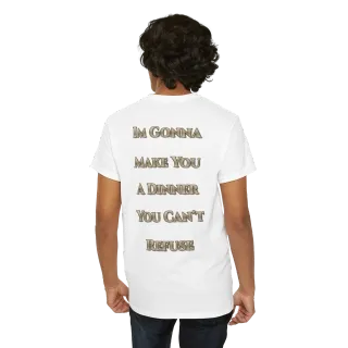 T-Shirt 162 Person 7 Back White